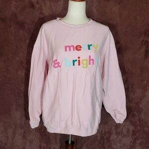 Katydid Textured Christmas Sweatshirt
